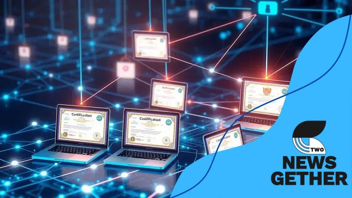 How blockchain increases trust in credentials