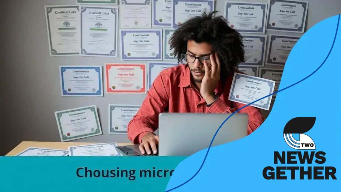 How to choose the right micro-credentials