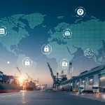 Global supply chain network optimized with blockchain technology