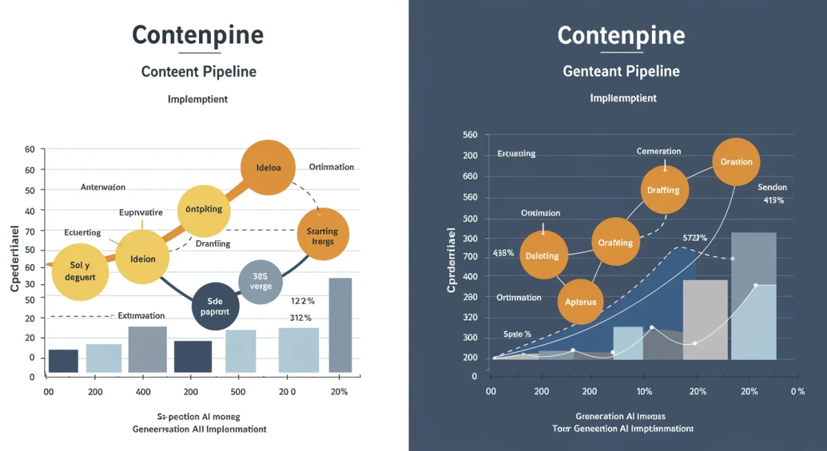 Content pipeline optimization with generative AI tools