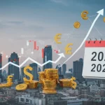 Charts and graphs representing economic growth and financial planning for 2026.