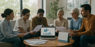 Family reviewing 2026 federal and state social program documents