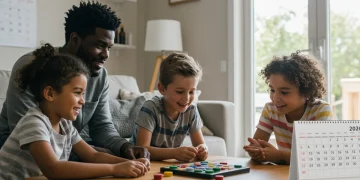 Happy family enjoying time together, symbolizing financial stability from the 2026 Child Tax Credit