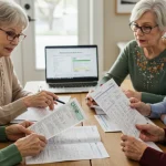 Seniors review Medicare Part D plans for 2026, comparing prescription drug costs and coverage options.