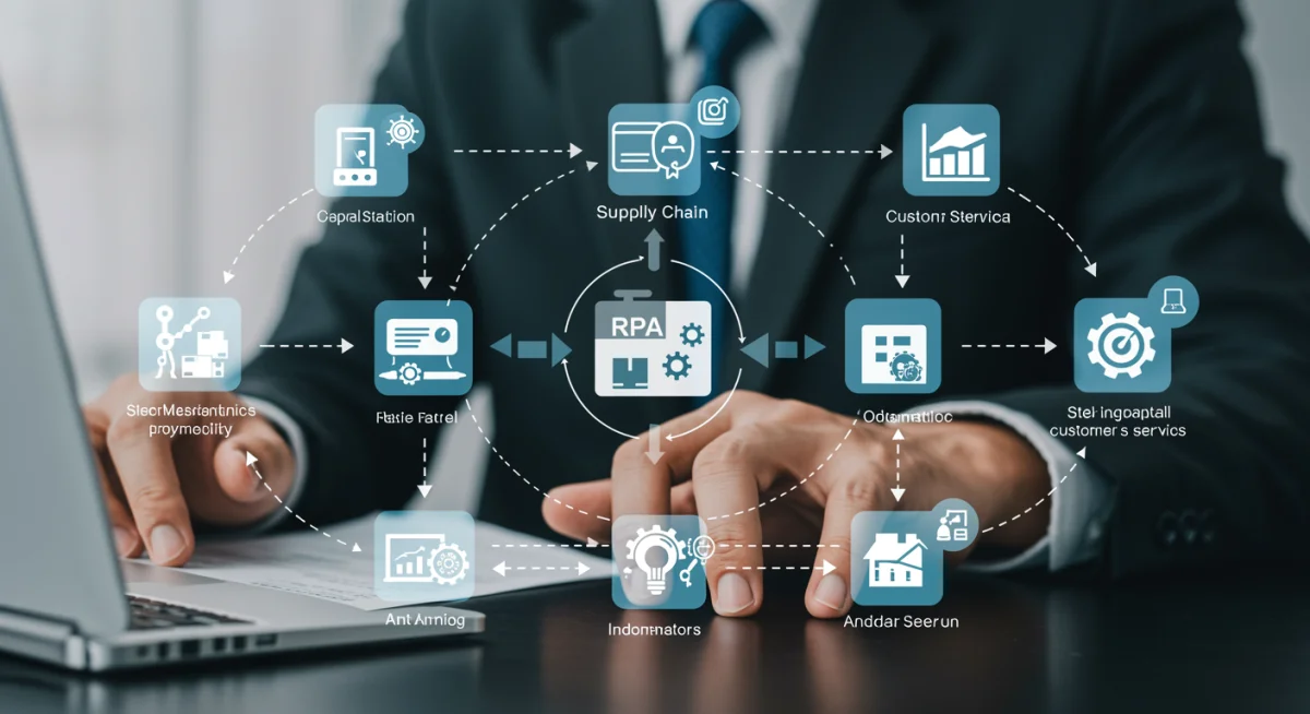 RPA streamlining supply chain and customer service operations