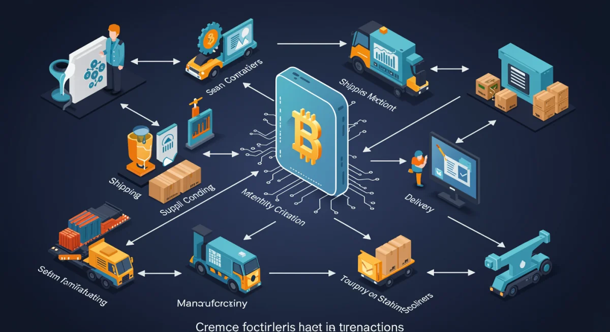 Smart contracts automating supply chain processes