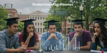 Students reviewing federal student loan forgiveness program updates for 2026