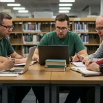 Veterans studying together, symbolizing new educational aid opportunities in 2026